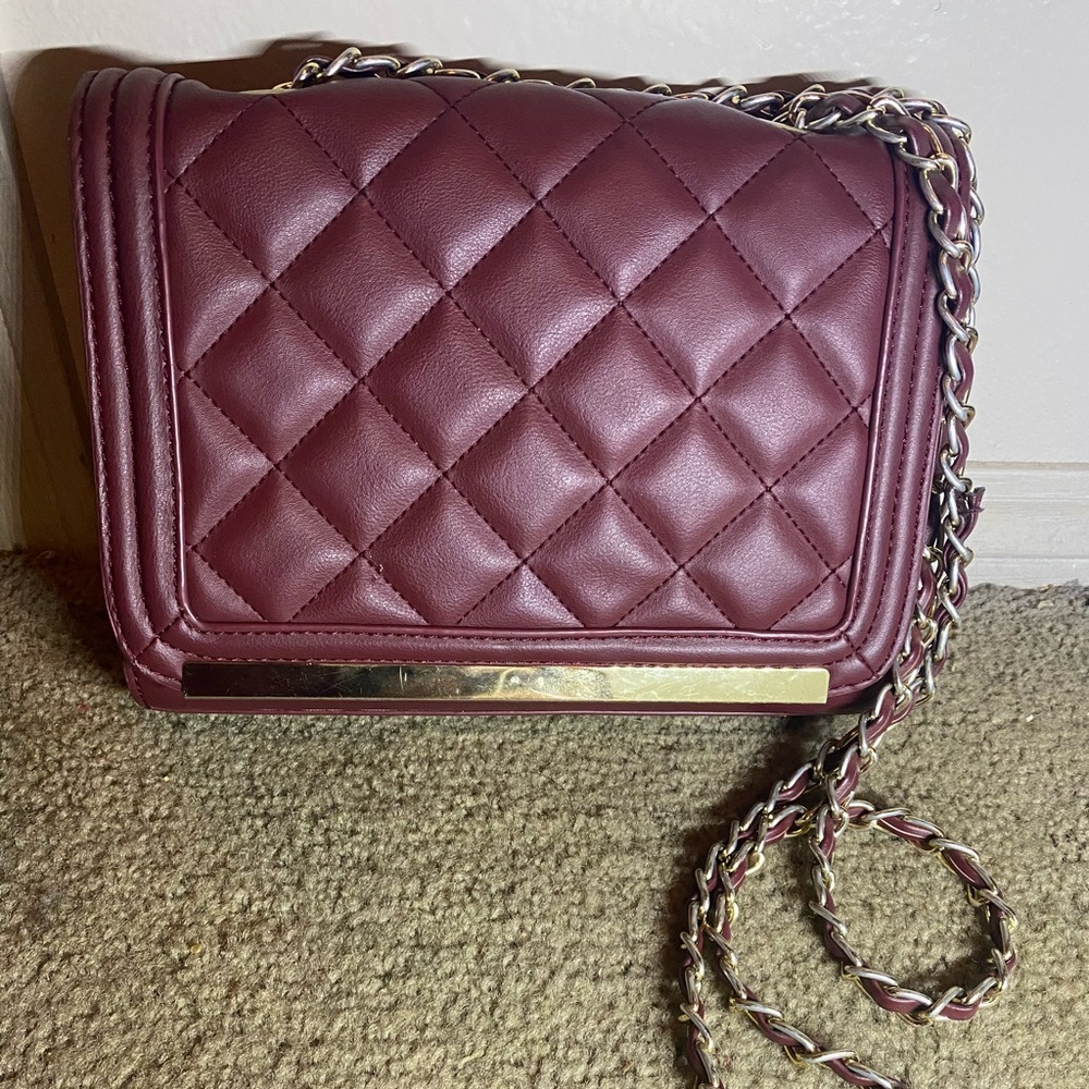 Burgundy Hand bag